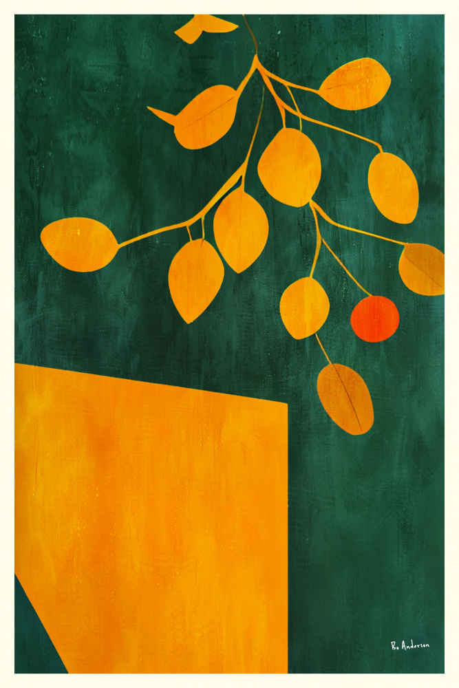 Goldene Herbstblätter von Bo Anderson
