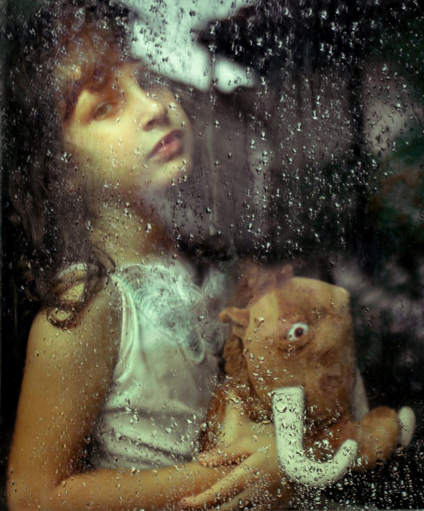 Regnerischer Tag (Das Mädchen und das Mammut) von Bogdan-Adrian Deac