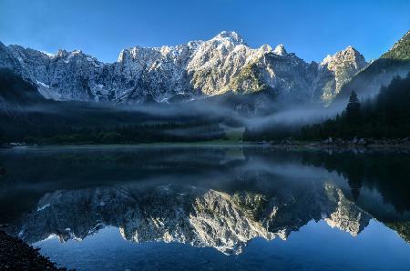 Die Alpen im Spiegelbild