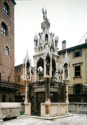 Funerary monument of Cansignorio Della Scala (1340-75) (photo) 1517