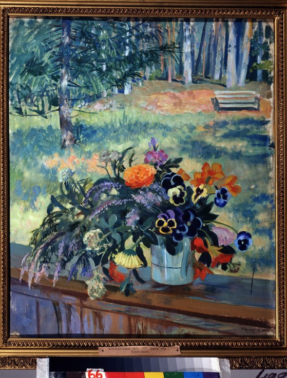 Blumen von Boris Michailowitsch Kustodiev