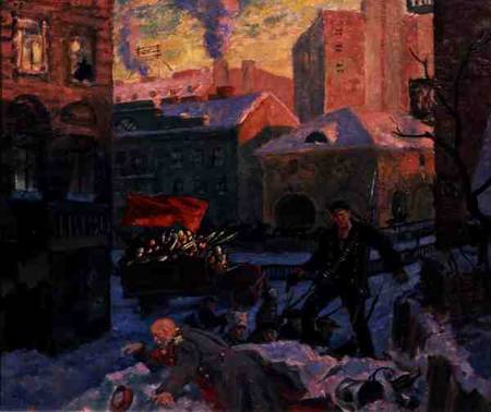 February 27, 1917 von Boris Michailowitsch Kustodiev
