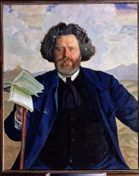 Porträt des Dichters Maximilian Woloschin (1877-1932) 1924