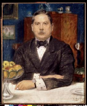 Porträt des Malers Konstantin Somow (1869-1939) 1914