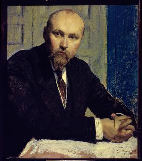 Porträt des Malers Nicholas Roerich (1874-1947) 1913