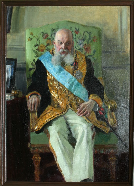 Porträt von Graf Dmitri Solski (1833-1910) von Boris Michailowitsch Kustodiev