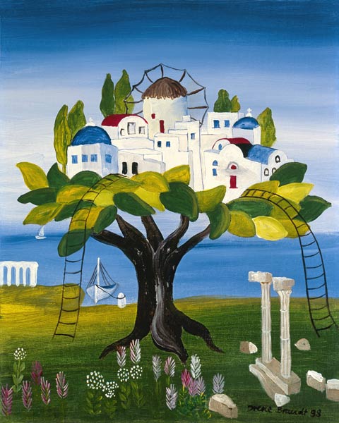 Auf dem Olivenbaum von Irene Brandt