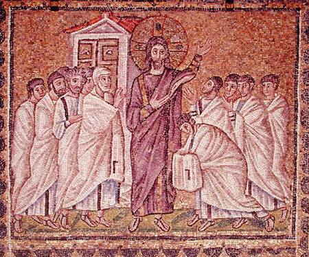 The Incredulity of St. Thomas, from Scenes from the Life of Christ von Byzantine School