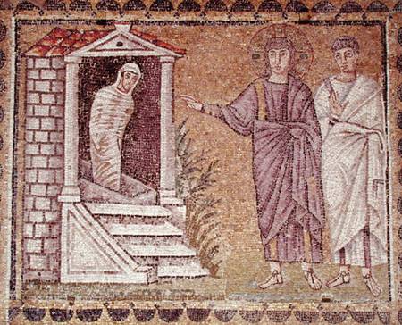 The Raising of Lazarus, Scenes from the Life of Christ von Byzantine School