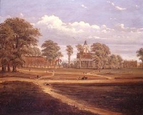 View across Clapham Common towards North Side and The Pavement, 1878 (oil on canvas) 19th