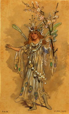 A Fairy, costume design for A Midsummer Night's Dream, produced by R. Courtneidge at the Princes The von C. Wilhelm
