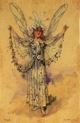 The Bindweed Fairy, costume for A Midsummer Night's Dream, produced by R. Courtneidge for the Prince 1832