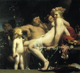 Bacchus mit zwei Nymphen und Amor 1650