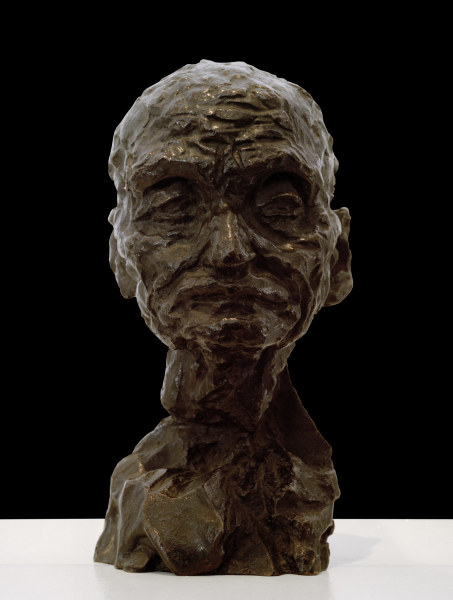 Kopf eines alten Mannes von Camille Claudel