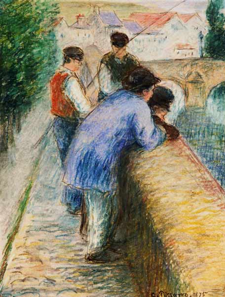 Angler von Camille Pissarro
