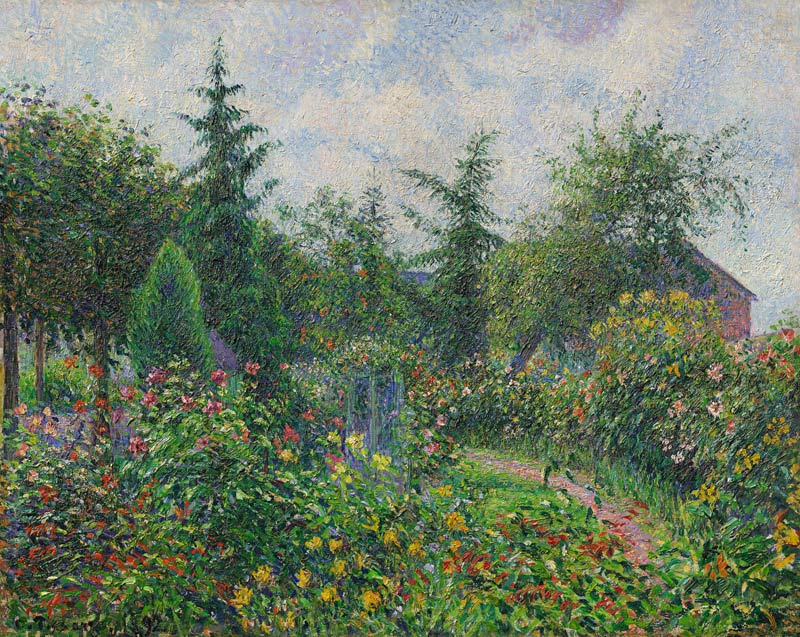 Garten und Hühnerstall von Octave Mirbeau, Les Damps von Camille Pissarro