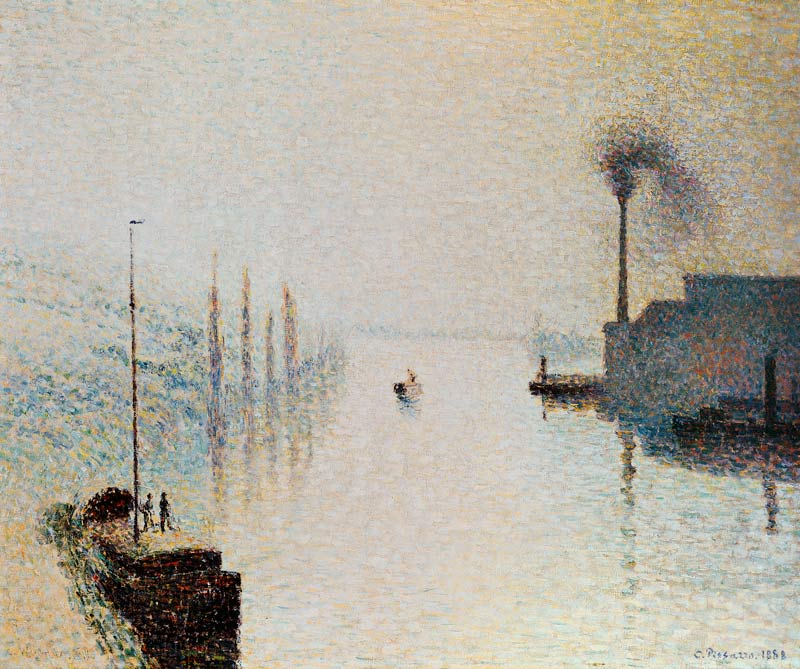Camille Pissarro, Isle Lacroix von Camille Pissarro