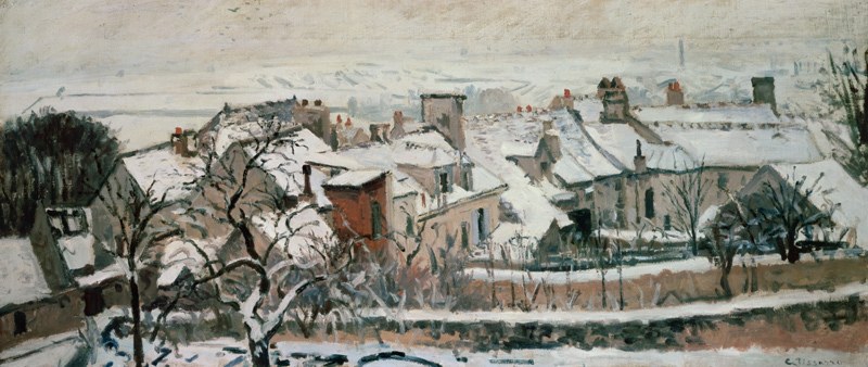Winter von Camille Pissarro