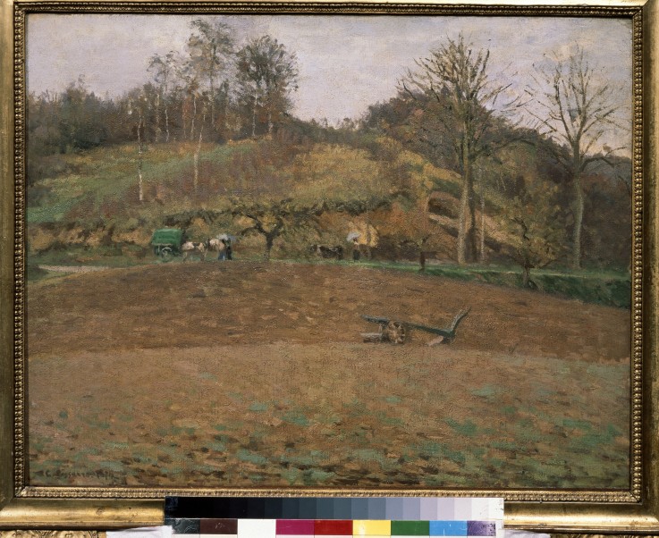 Ackerland von Camille Pissarro