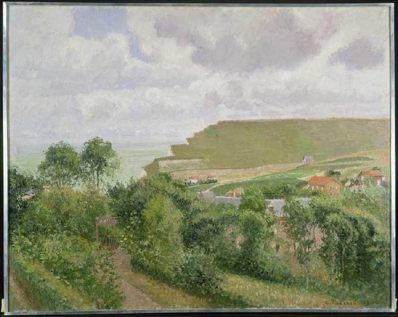 Ansicht von Berneval von Camille Pissarro