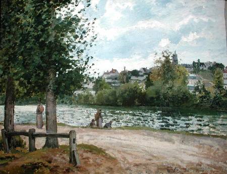 The Banks of the Oise at Pontoise von Camille Pissarro