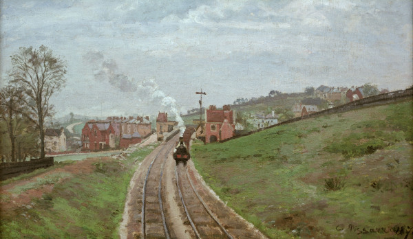 C.Pissarro / Lordship Lane Station /1871 von Camille Pissarro