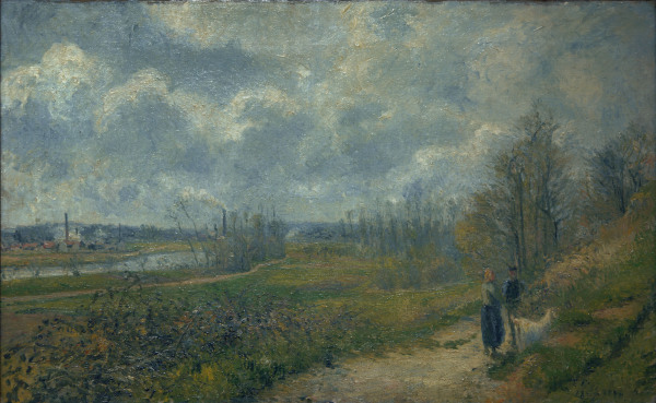 C.Pissarro, Der Weg bei Le Chou von Camille Pissarro