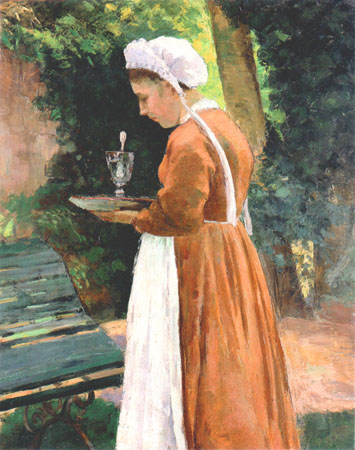 Das Dienstmädchen von Camille Pissarro