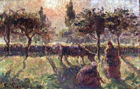 In the Fields von Camille Pissarro