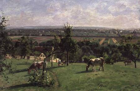 Hillside of Vesinet, Yvelines von Camille Pissarro