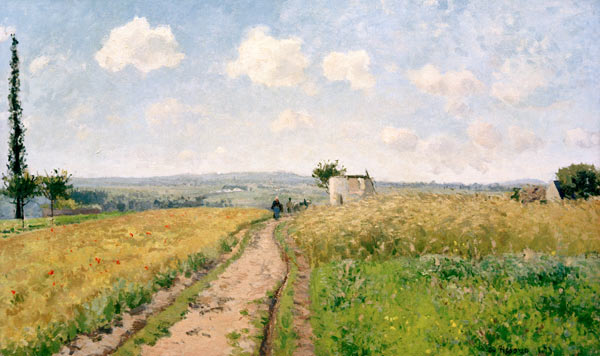 June Morning near Pontoise von Camille Pissarro