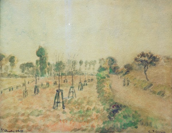 Pissarro / The Field Path / 1888 von Camille Pissarro