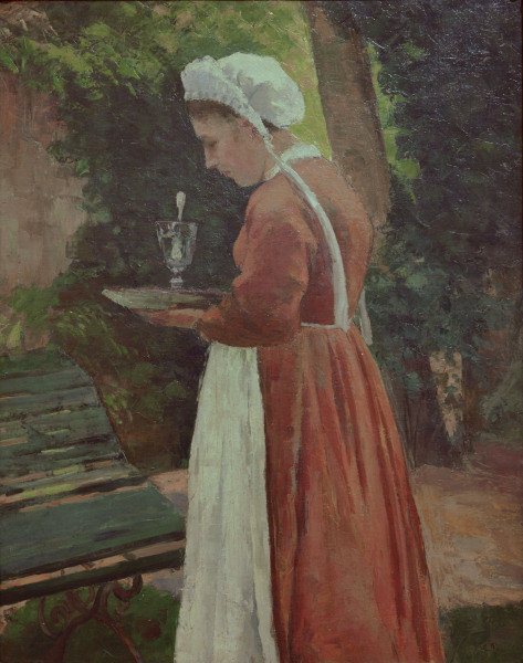 Pissarro / The Maid / 1867 von Camille Pissarro