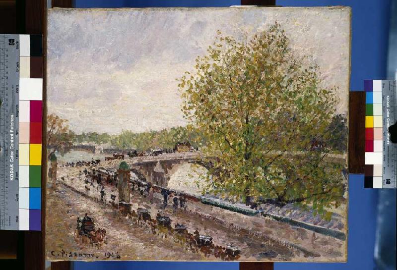 Pont Royal an einem Frühlingsnachmittag von Camille Pissarro