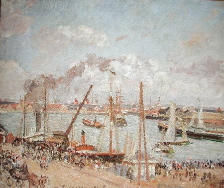 The Port of Le Havre, Afternoon, Sun von Camille Pissarro