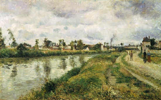Flusslandschaft bei Argenteuil von Camille Pissarro