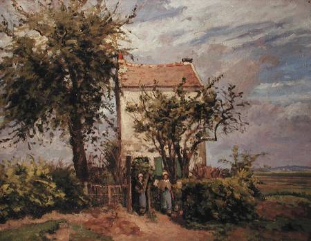 The Road to Rueil von Camille Pissarro