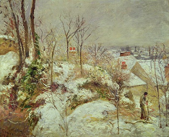 Snow Scene von Camille Pissarro