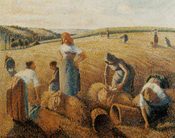 Die Ährensammlerinnen von Camille Pissarro