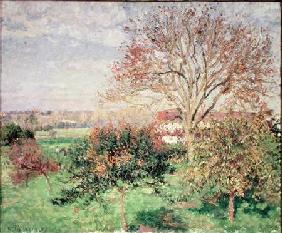 Autumn morning at Eragny 1897