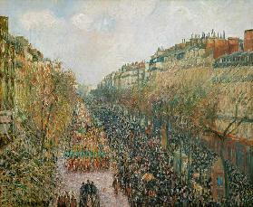Boulevard Montmartre, Faschingsdienstag am Nachmittag 1897