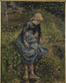 C.Pissarro, Jeune Fille a la Baguette