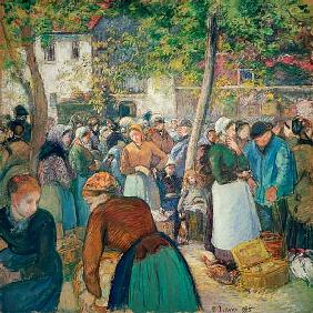 Der Geflügelmarkt, Gisors 1885