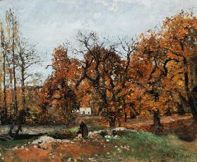 Herbstlandschaft bei Louveciennes. 1871/1872