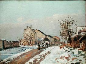 The Road from Gisors to Pontoise, Snow Effect 1872