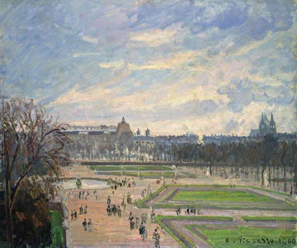 Der Jardin des Tuileries 1900