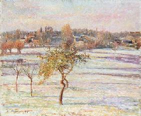 White Frost at Eragny, 1895 (oil on canvas) 18th