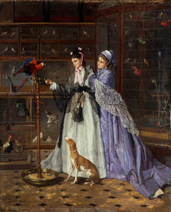 Beim Vogelhändler (At the birdseller’s) von Camille Cabaillot Lassalle