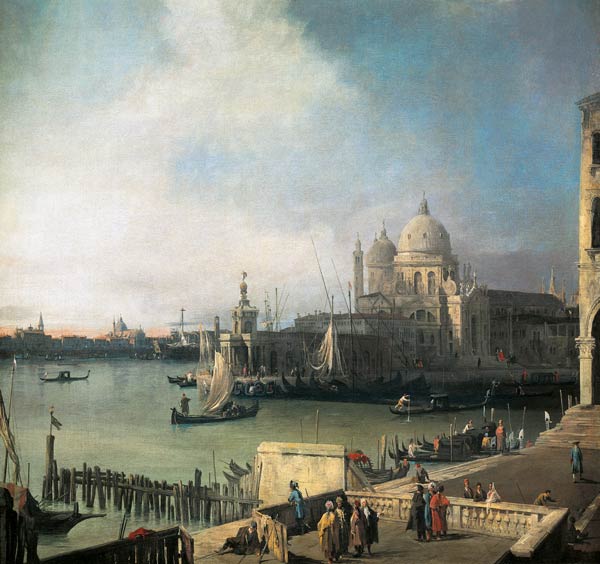 Die Einfahrt zum Canal Grande von Giovanni Antonio Canal (Canaletto)