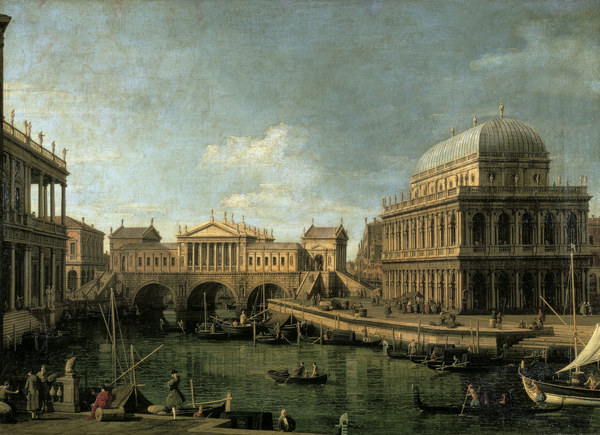 Canaletto / San Giacometto, Venice von Giovanni Antonio Canal (Canaletto)